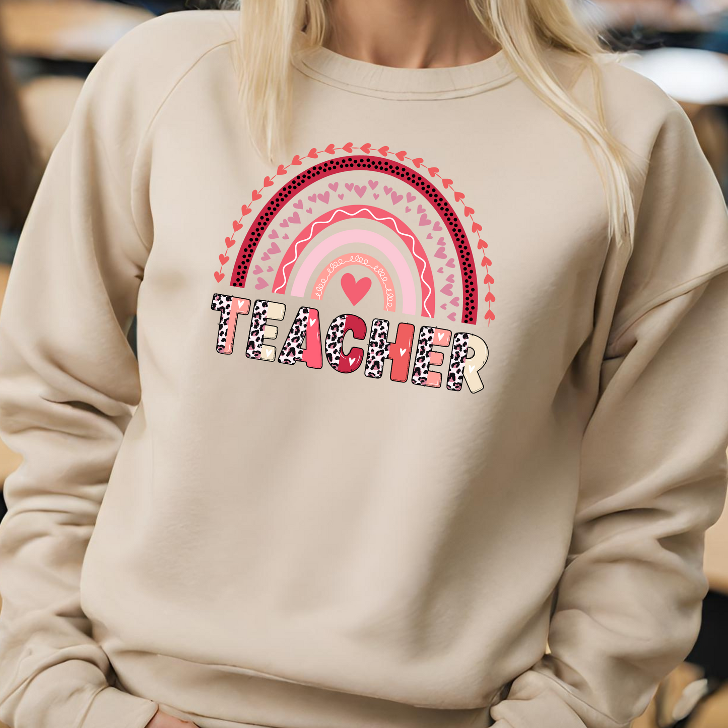 Teacher Rainbow | Leopard Print | Gift for Teacher