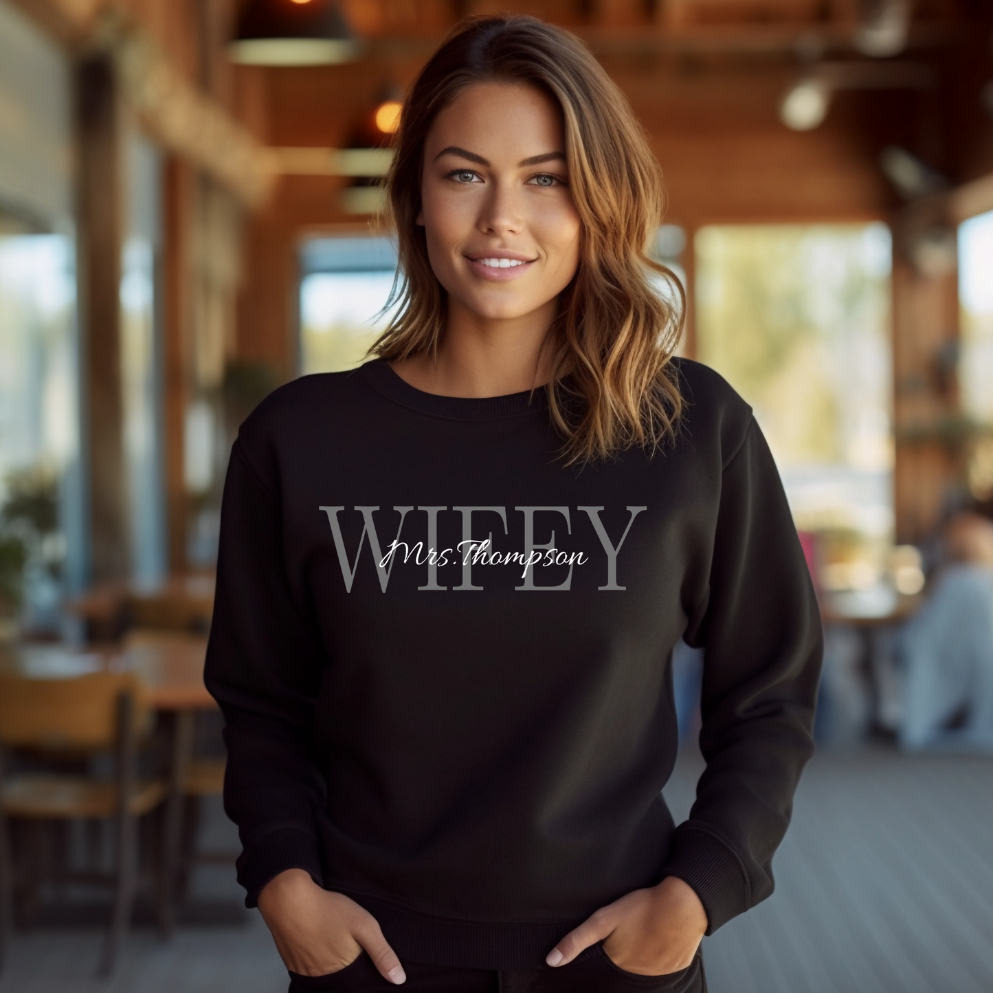 PERSONALIZED | WIFEY | Sweatshirt