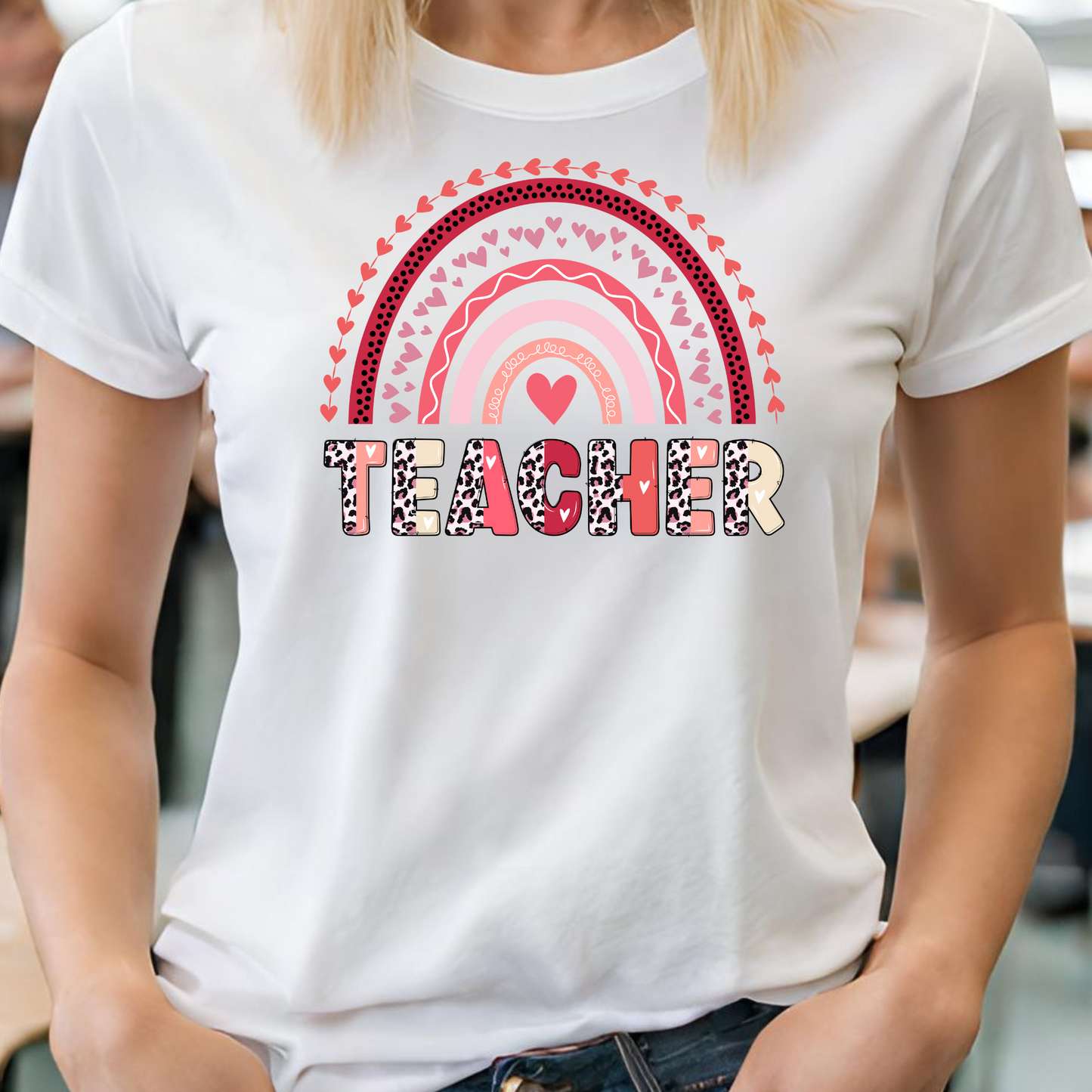 Teacher Rainbow | Leopard Print | Gift for Teacher