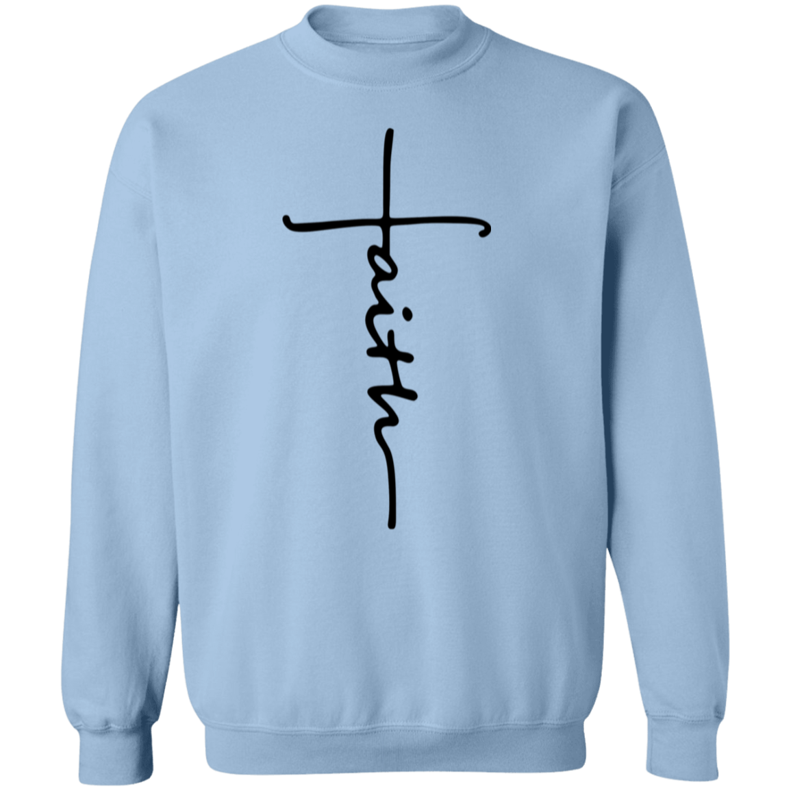 Faith Sweatshirt, Faith Cross Shirt, Christian Gift, Faith Gift, Christian Shirt, Love and Grace Shirt, Believe Shirt, Vertical Cross