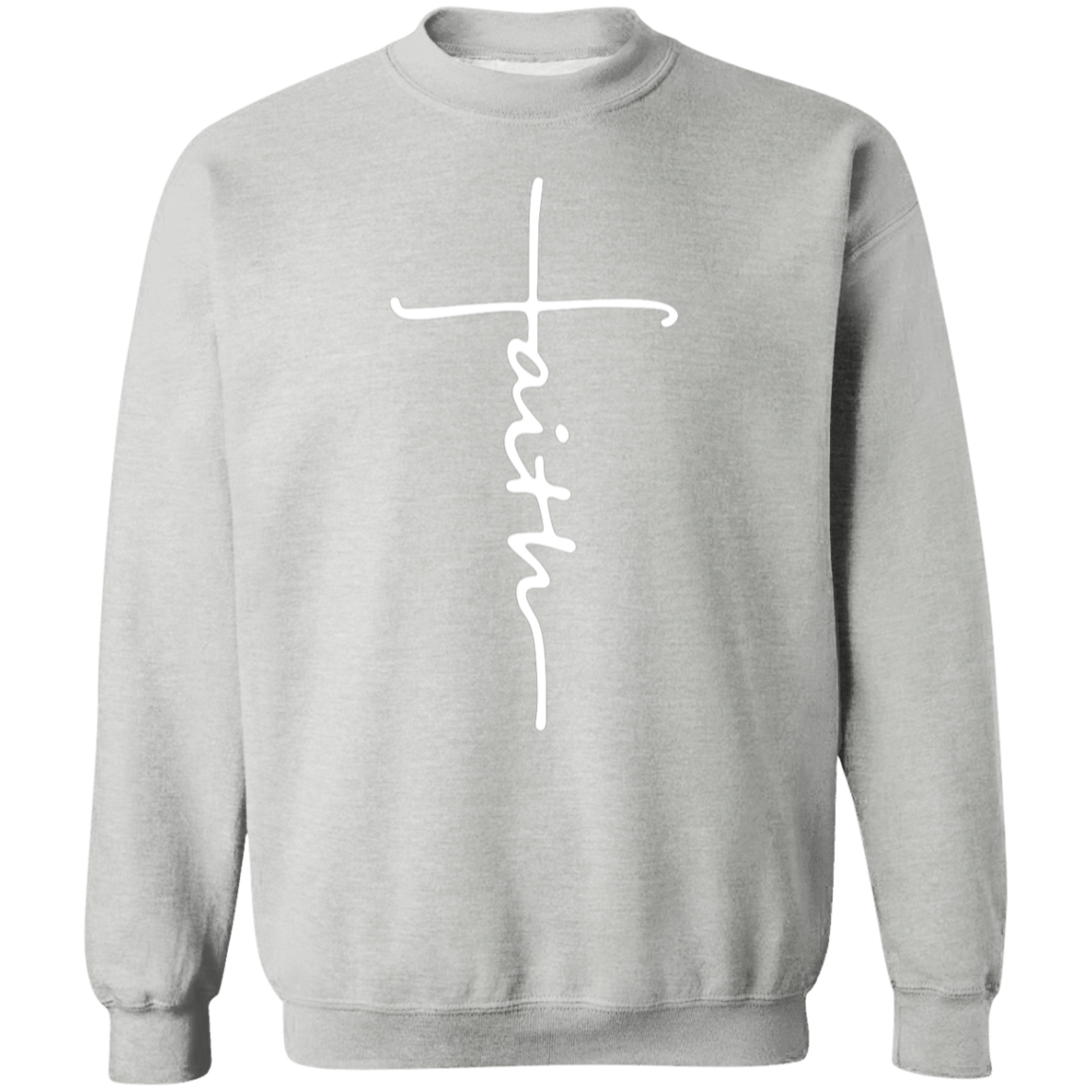 Faith Sweatshirt, Faith Cross Shirt, Christian Gift, Faith Gift, Christian Shirt, Love and Grace Shirt, Believe Shirt, Vertical Cross