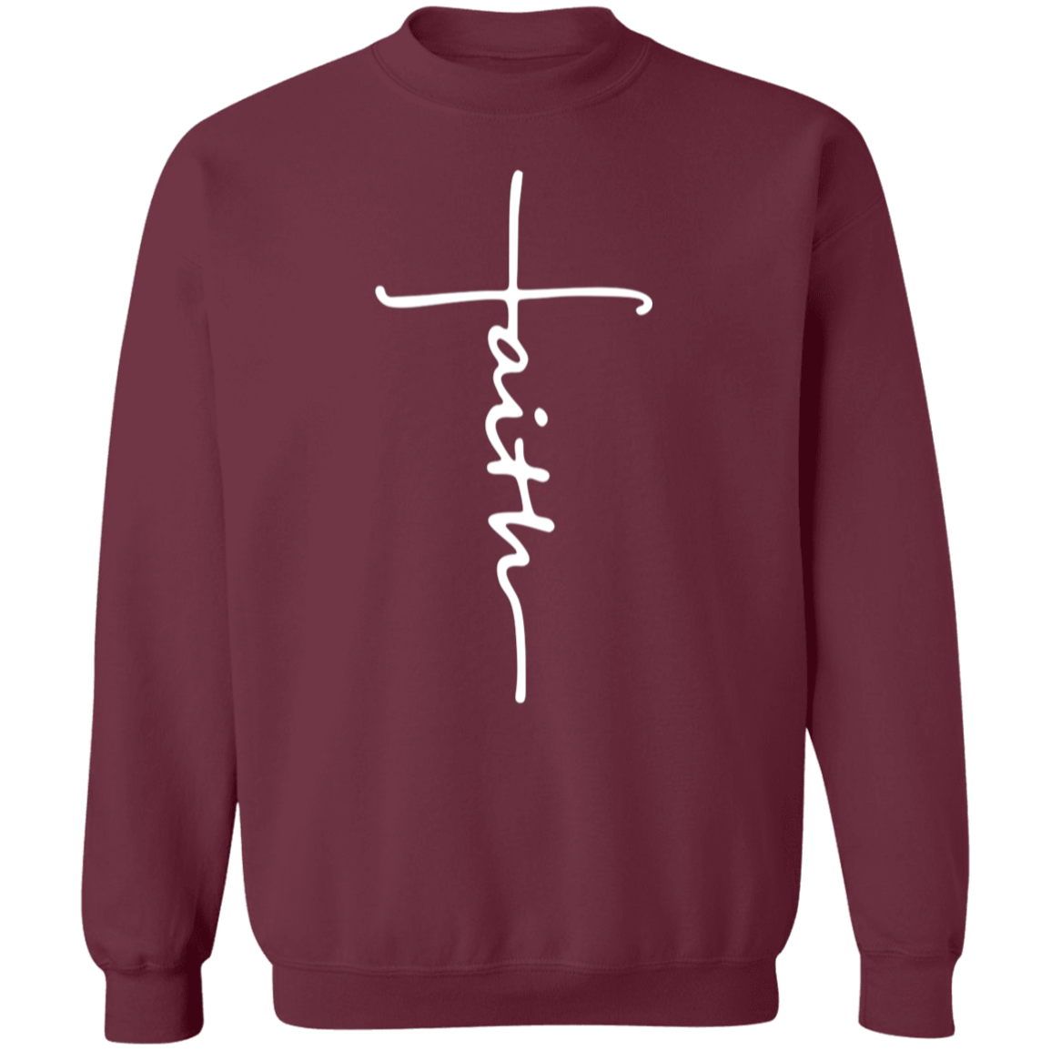 Faith Sweatshirt, Faith Cross Shirt, Christian Gift, Faith Gift, Christian Shirt, Love and Grace Shirt, Believe Shirt, Vertical Cross
