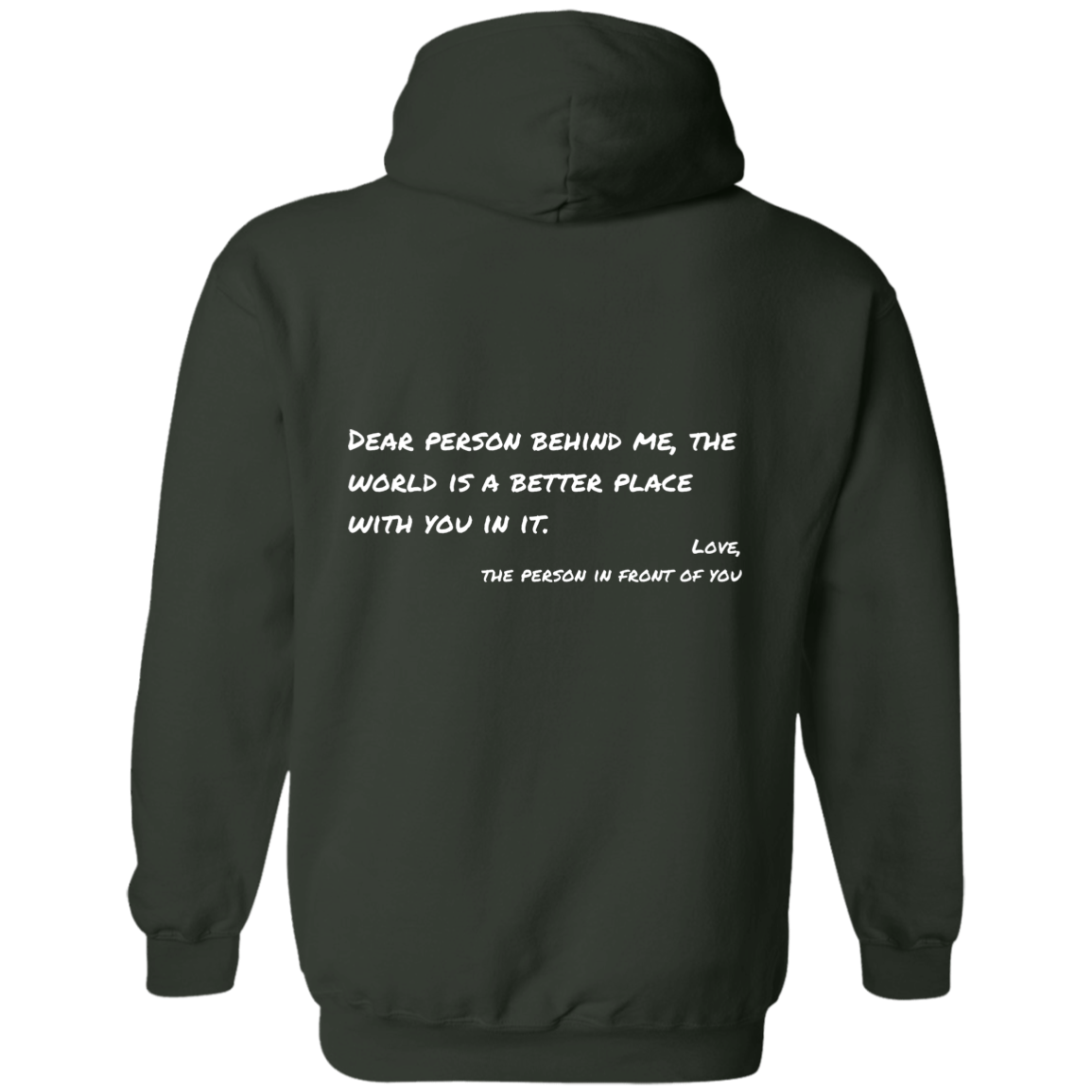 DEAR PERSON BEHIND ME | YOU ARE ENOUGH | Pullover Hoodie