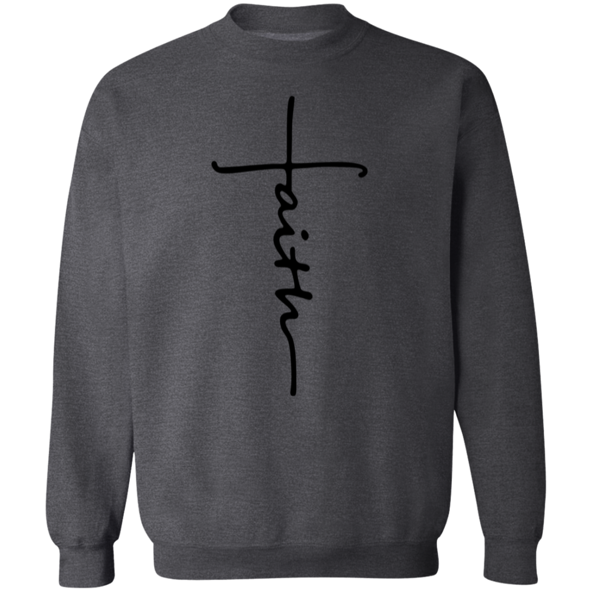 Faith Sweatshirt, Faith Cross Shirt, Christian Gift, Faith Gift, Christian Shirt, Love and Grace Shirt, Believe Shirt, Vertical Cross