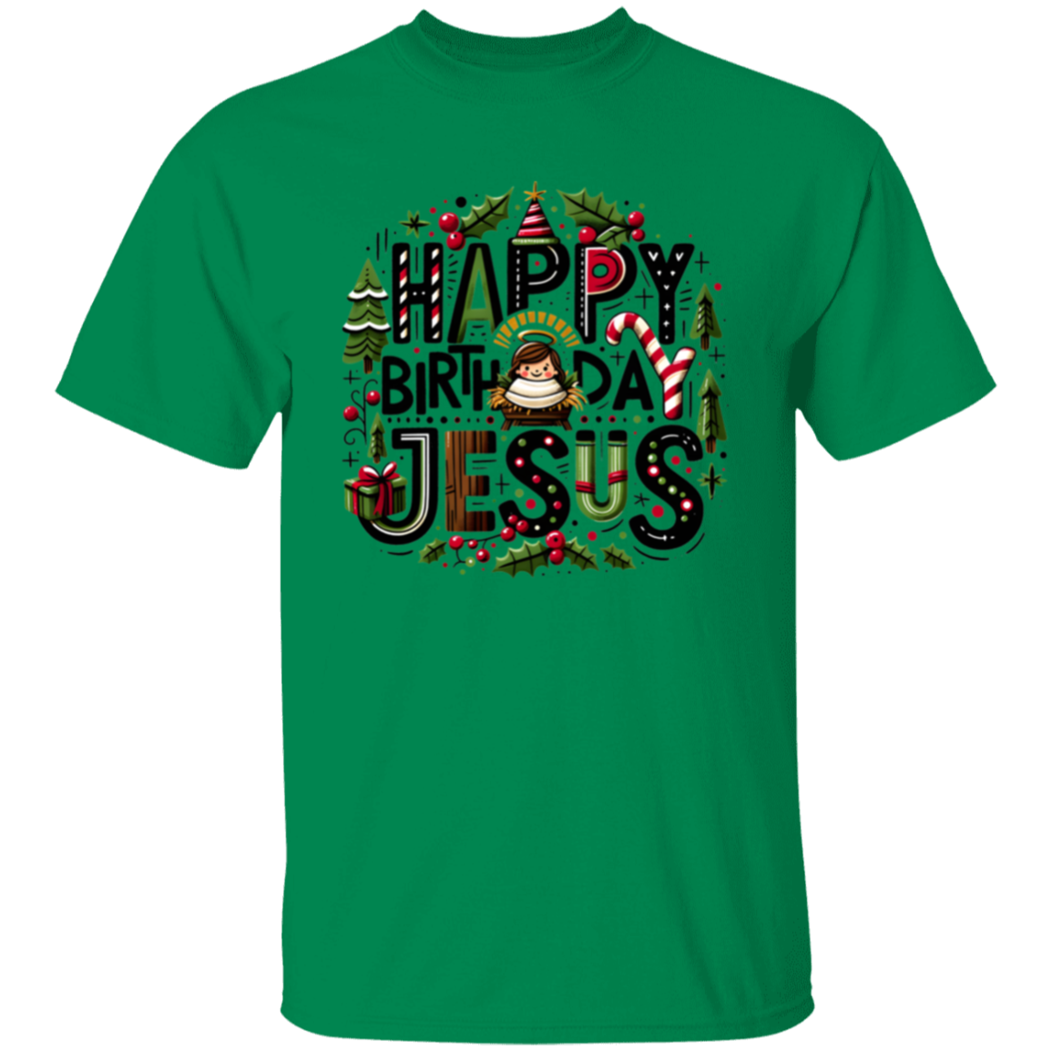 Happy Birthday Jesus Christmas T-Shirt