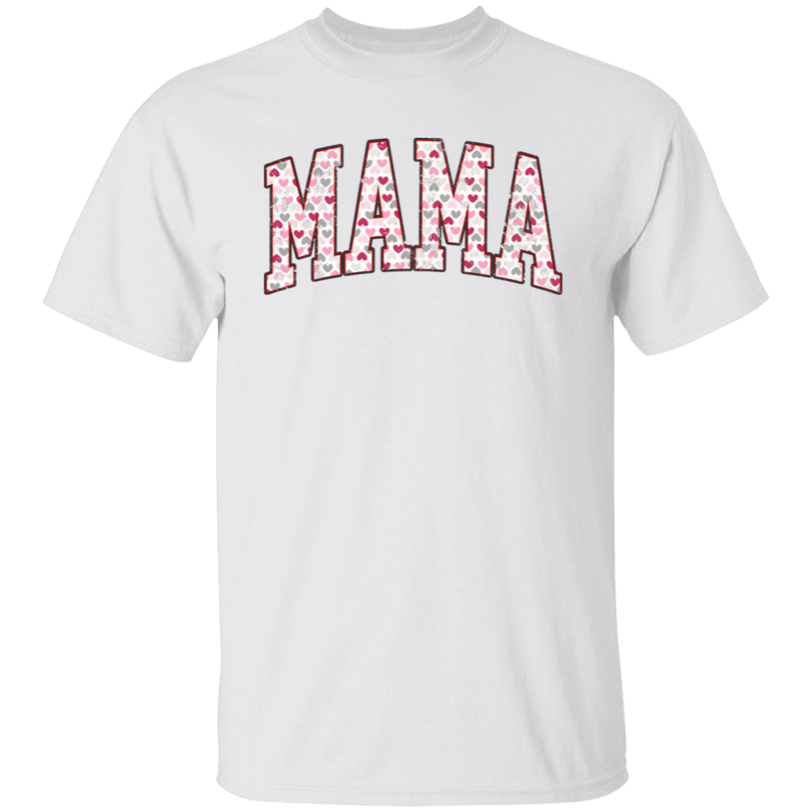 MAMA Hearts Letterman | T-Shirt