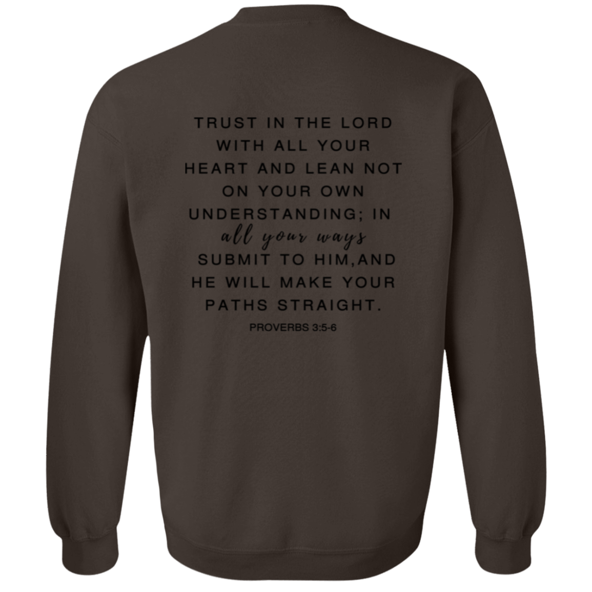 Trust in the Lord Sweatshirt Christian Sweatshirts Christian Gift Faith Sweatshirt Jesus Sweater