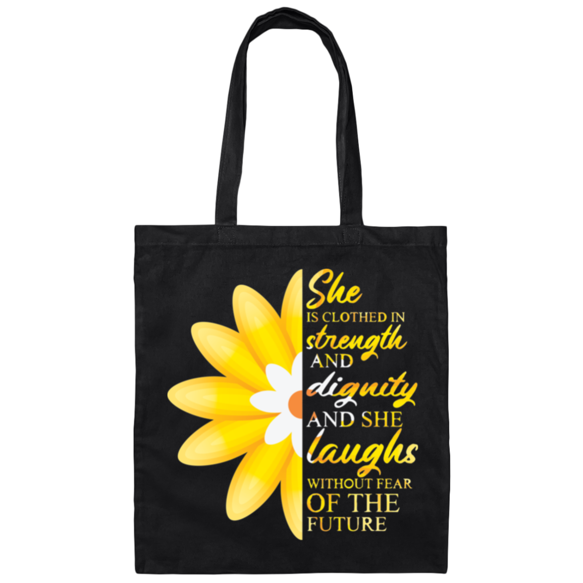 She Is Clothed In Strength And Dignity | Tote Bag