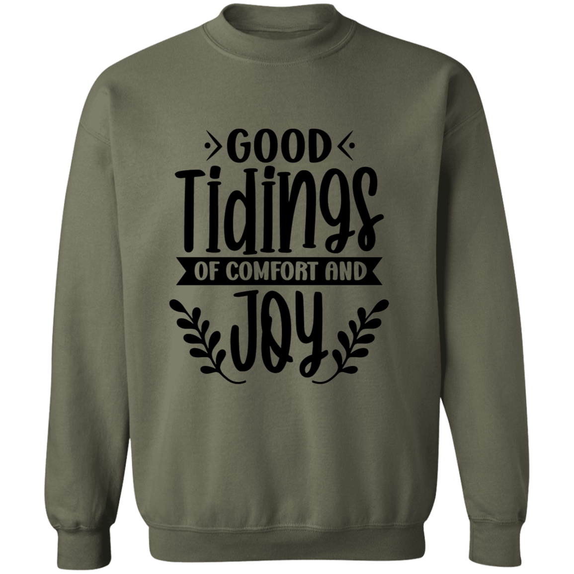 GOOD TIDINGS OF COMFORT AND JOY SWEATSHIRT, Christian Christmas sweater, Jesus sweater