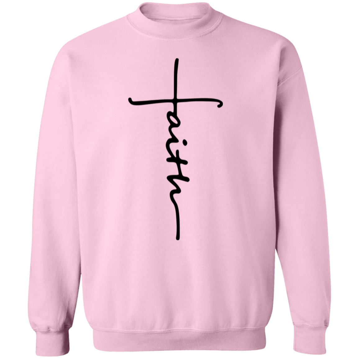 Faith Sweatshirt, Faith Cross Shirt, Christian Gift, Faith Gift, Christian Shirt, Love and Grace Shirt, Believe Shirt, Vertical Cross