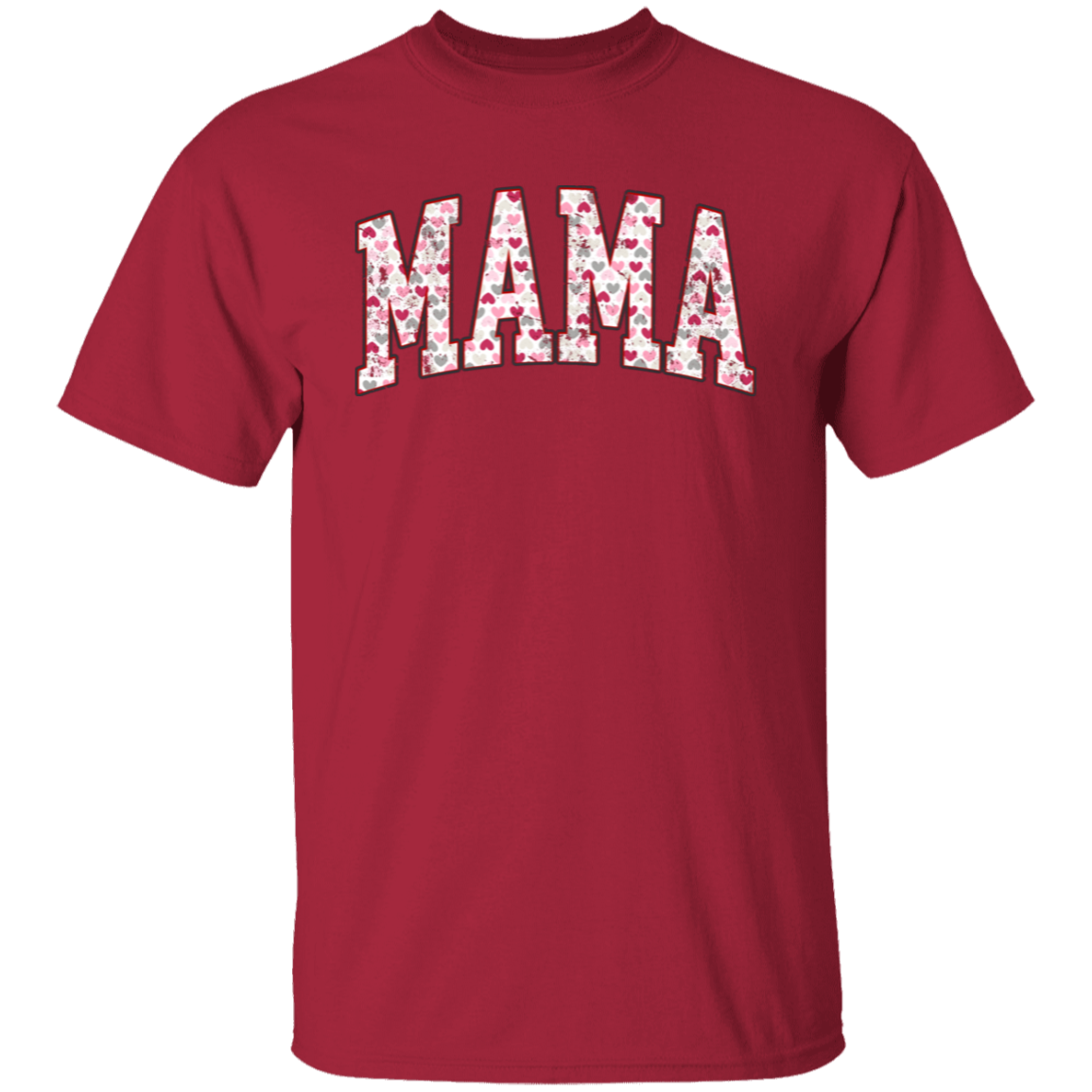 MAMA Hearts Letterman | T-Shirt