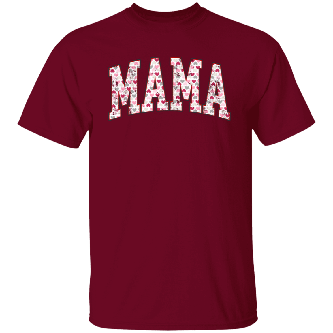 MAMA Hearts Letterman | T-Shirt