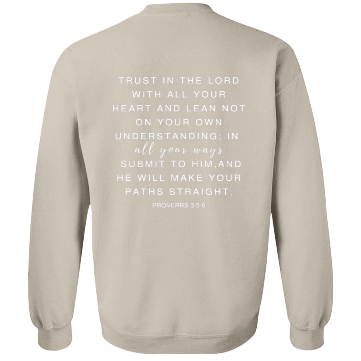 Trust in the Lord Sweatshirt Christian Sweatshirts Christian Gift Faith Sweatshirt Jesus Sweater