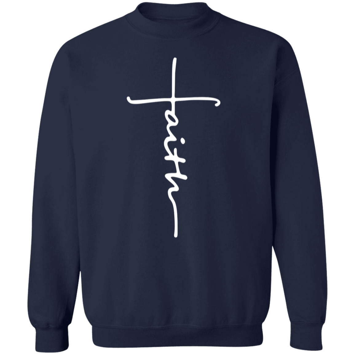 Faith Sweatshirt, Faith Cross Shirt, Christian Gift, Faith Gift, Christian Shirt, Love and Grace Shirt, Believe Shirt, Vertical Cross