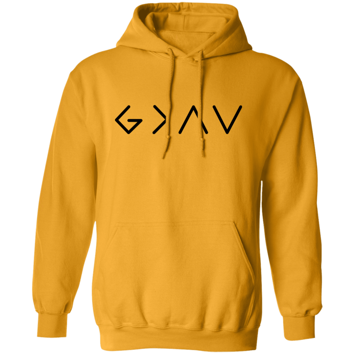 GOD IS GREATER THAN THE HIGHS AND LOWS | Pullover Hoodie