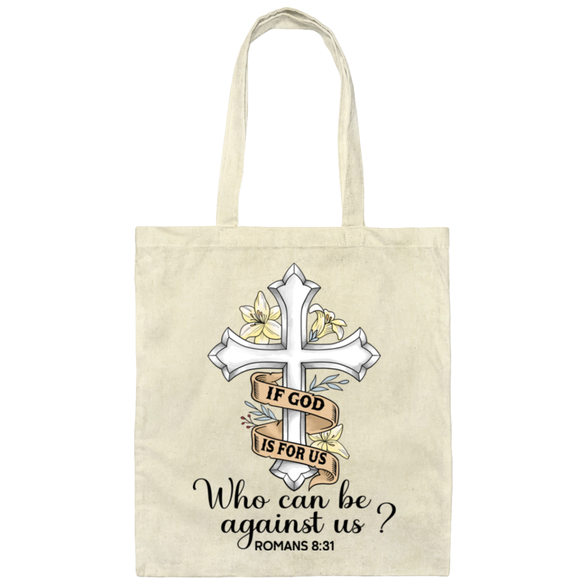 Romans 8:31 | Tote Bag