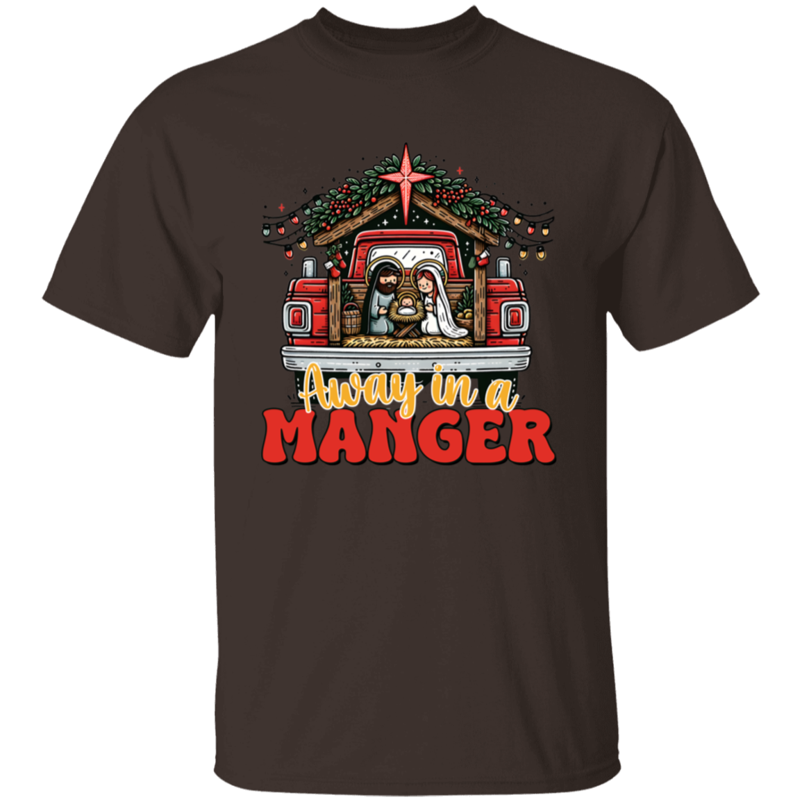 Away In A Manger Christmas T-Shirt