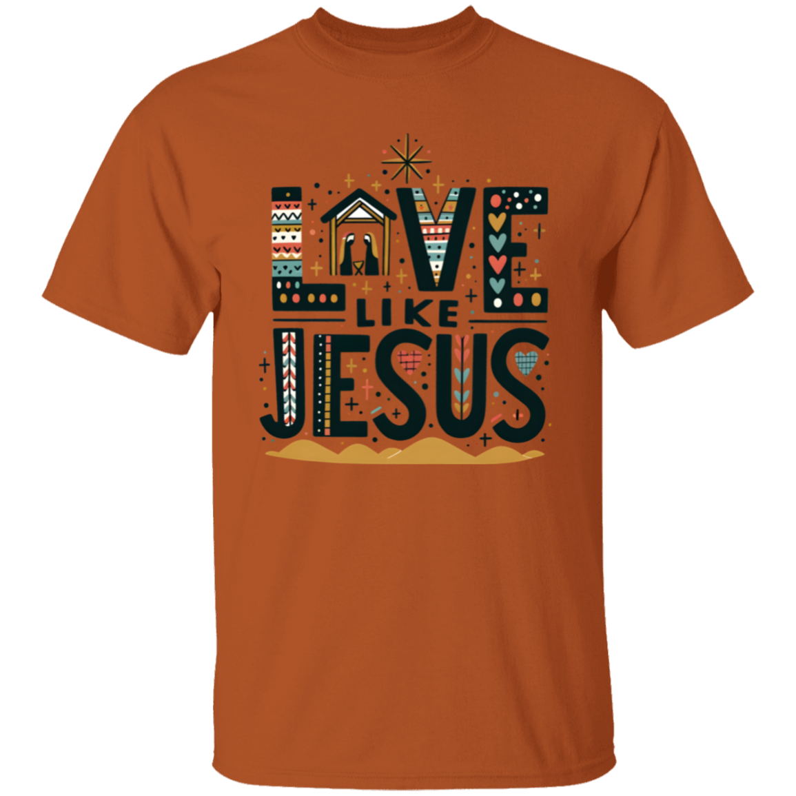 Love Like Jesus Christmas T-Shirt