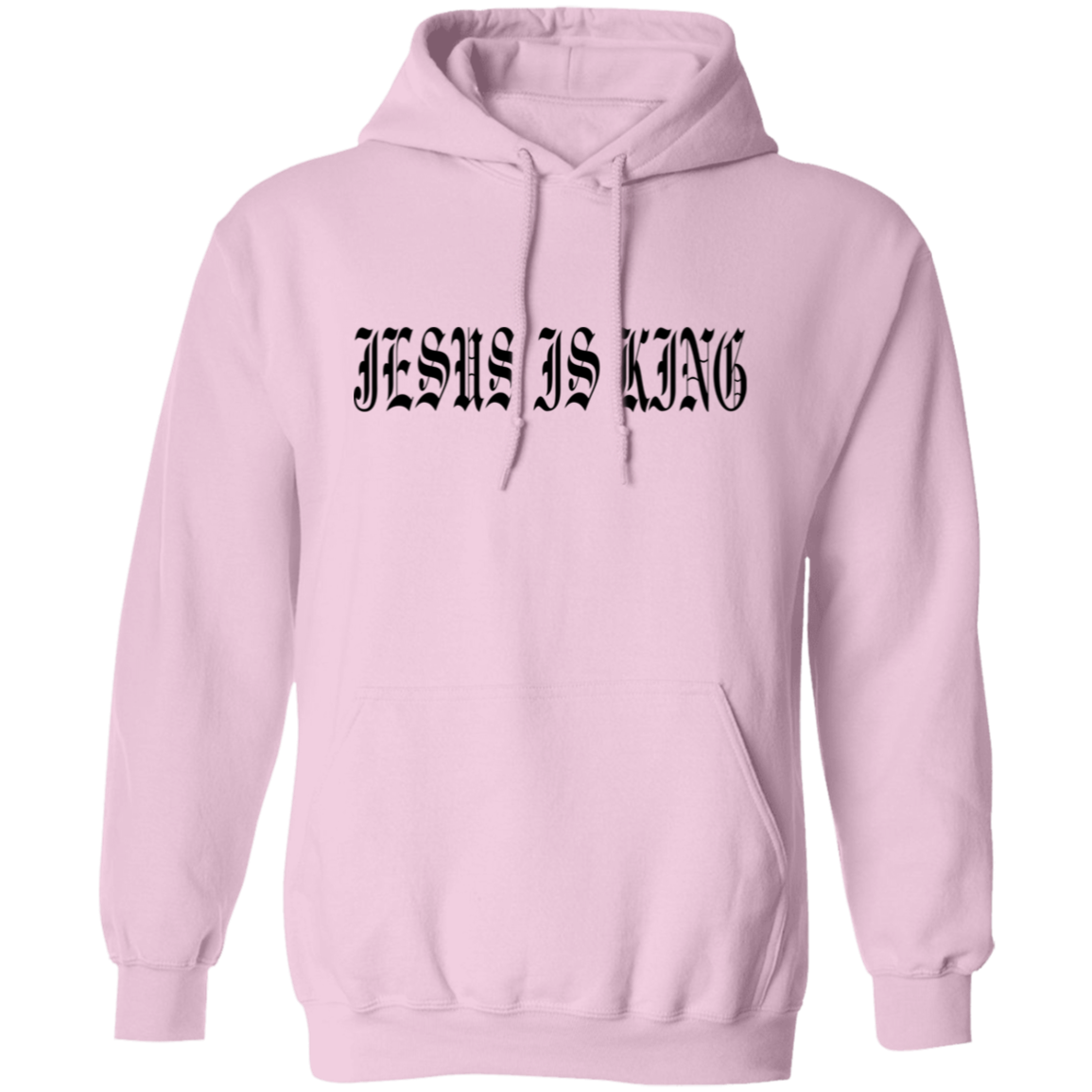 JESUS IS KING | OLD ENGLISH | Pullover Hoodie