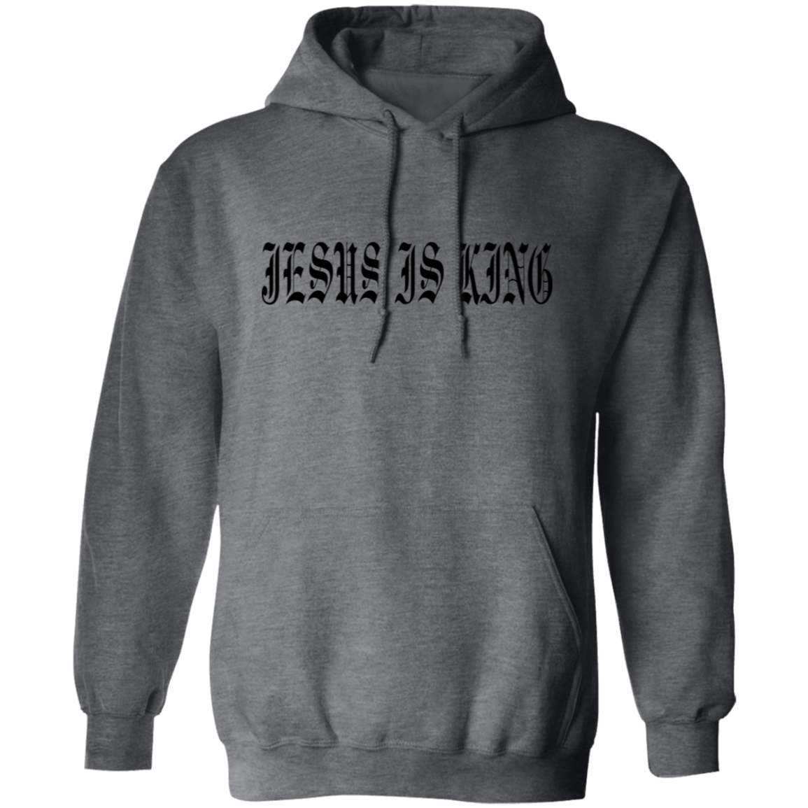 JESUS IS KING | OLD ENGLISH | Pullover Hoodie