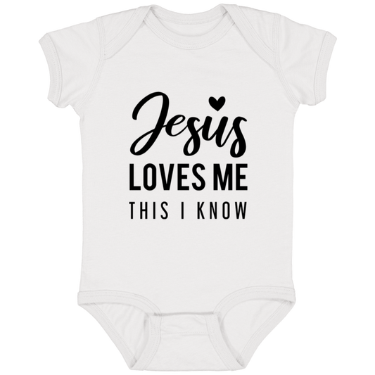 Jesus Loves Me | Infant Fine Jersey Onesie