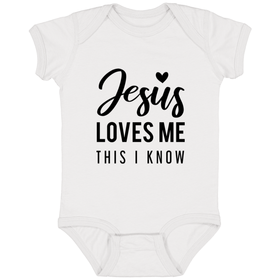 Jesus Loves Me | Infant Fine Jersey Onesie