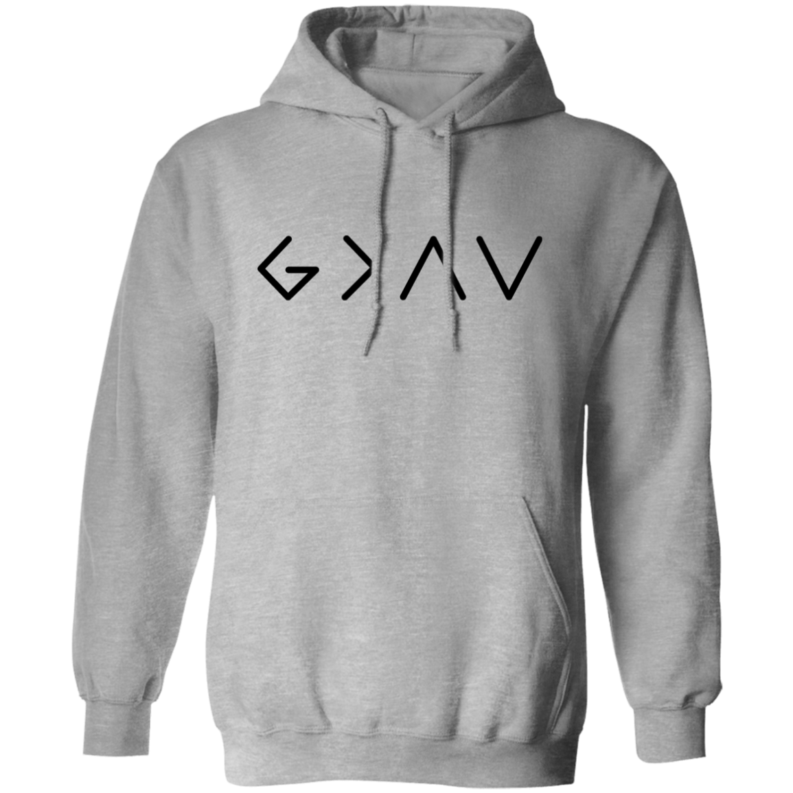 GOD IS GREATER THAN THE HIGHS AND LOWS | Pullover Hoodie