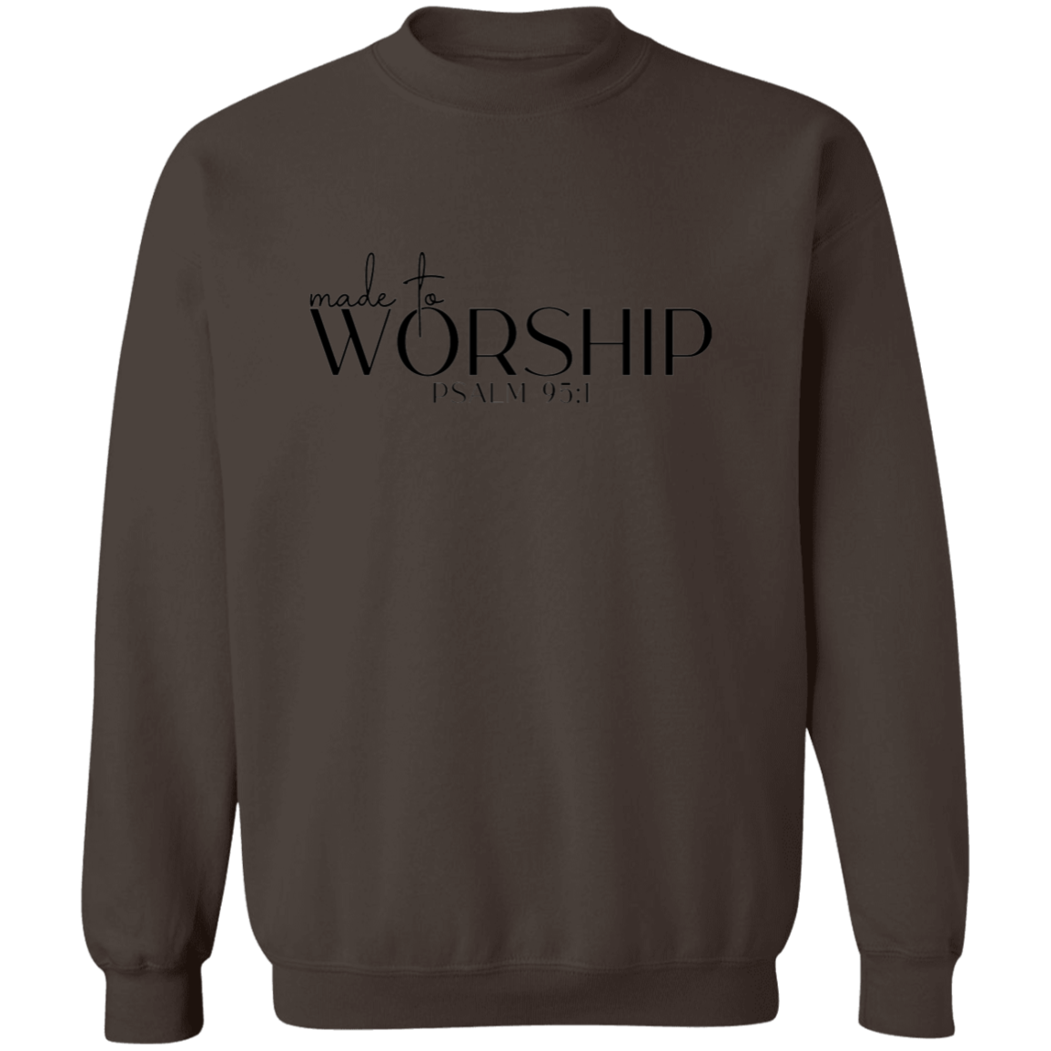 MADE TO WORSHIP SWEATSHIRT, Christian sweatshirt, faith sweatshirt