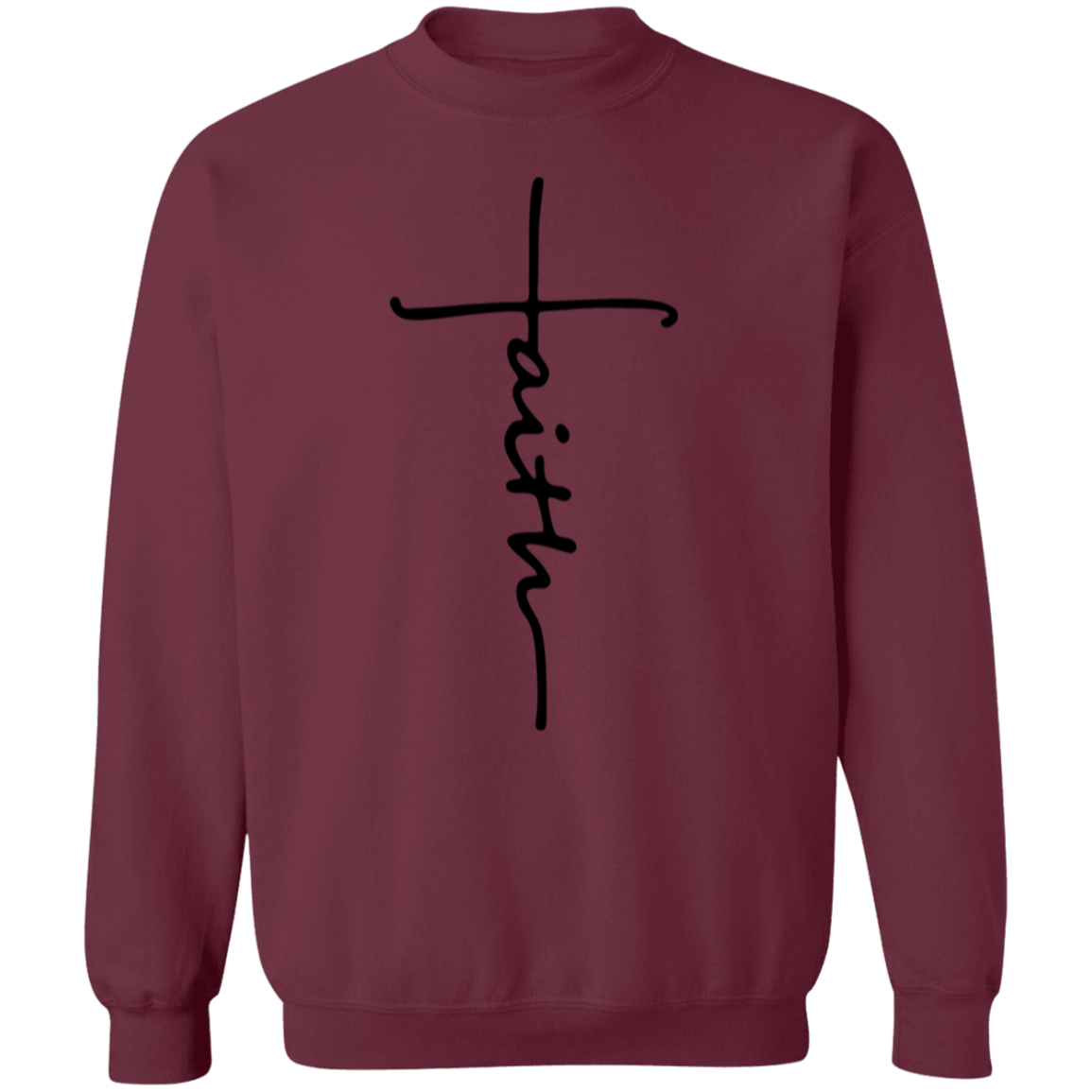 Faith Sweatshirt, Faith Cross Shirt, Christian Gift, Faith Gift, Christian Shirt, Love and Grace Shirt, Believe Shirt, Vertical Cross