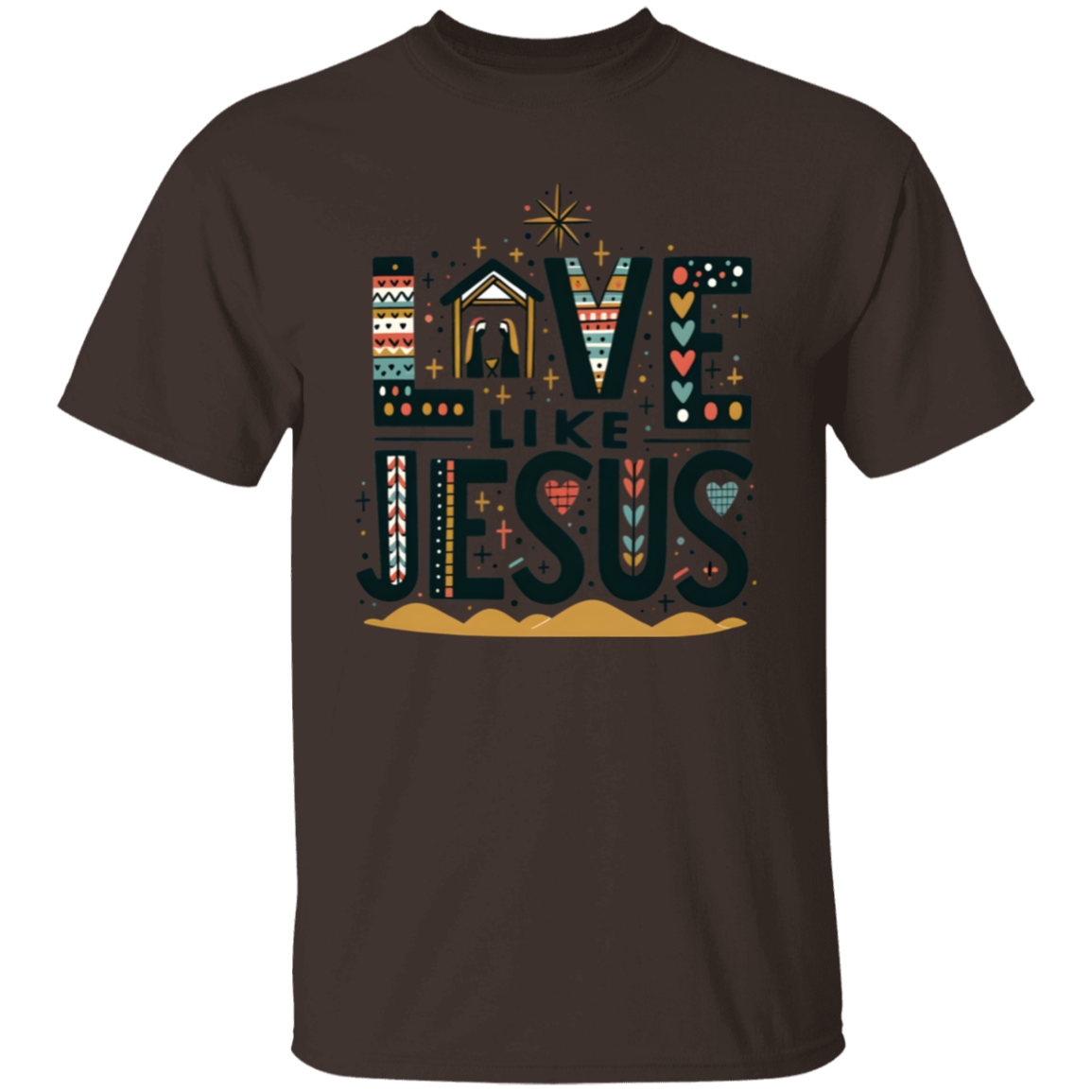 Love Like Jesus Christmas T-Shirt