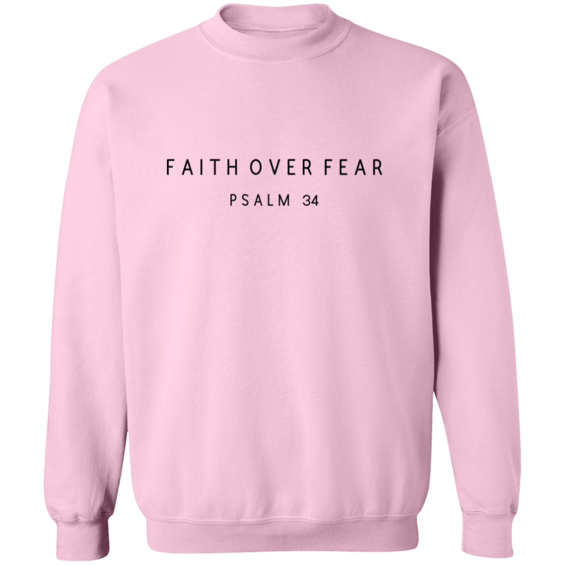 FAITH OVER FEAR Sweatshirt, Christian Sweatshirt, Scripture Sweatshirt, faith sweater