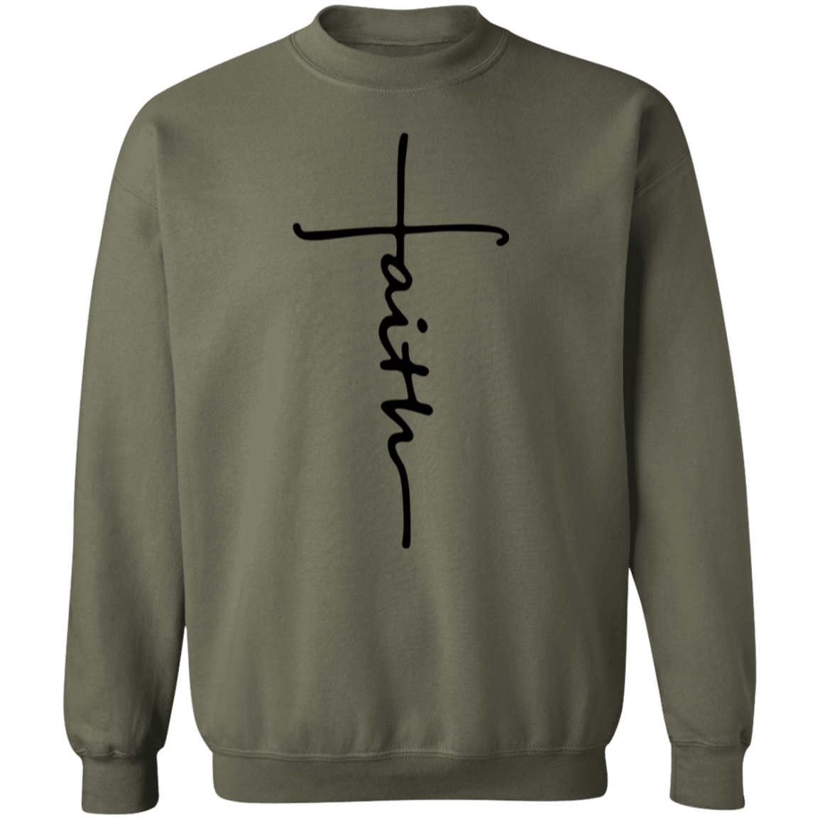 Faith Sweatshirt, Faith Cross Shirt, Christian Gift, Faith Gift, Christian Shirt, Love and Grace Shirt, Believe Shirt, Vertical Cross