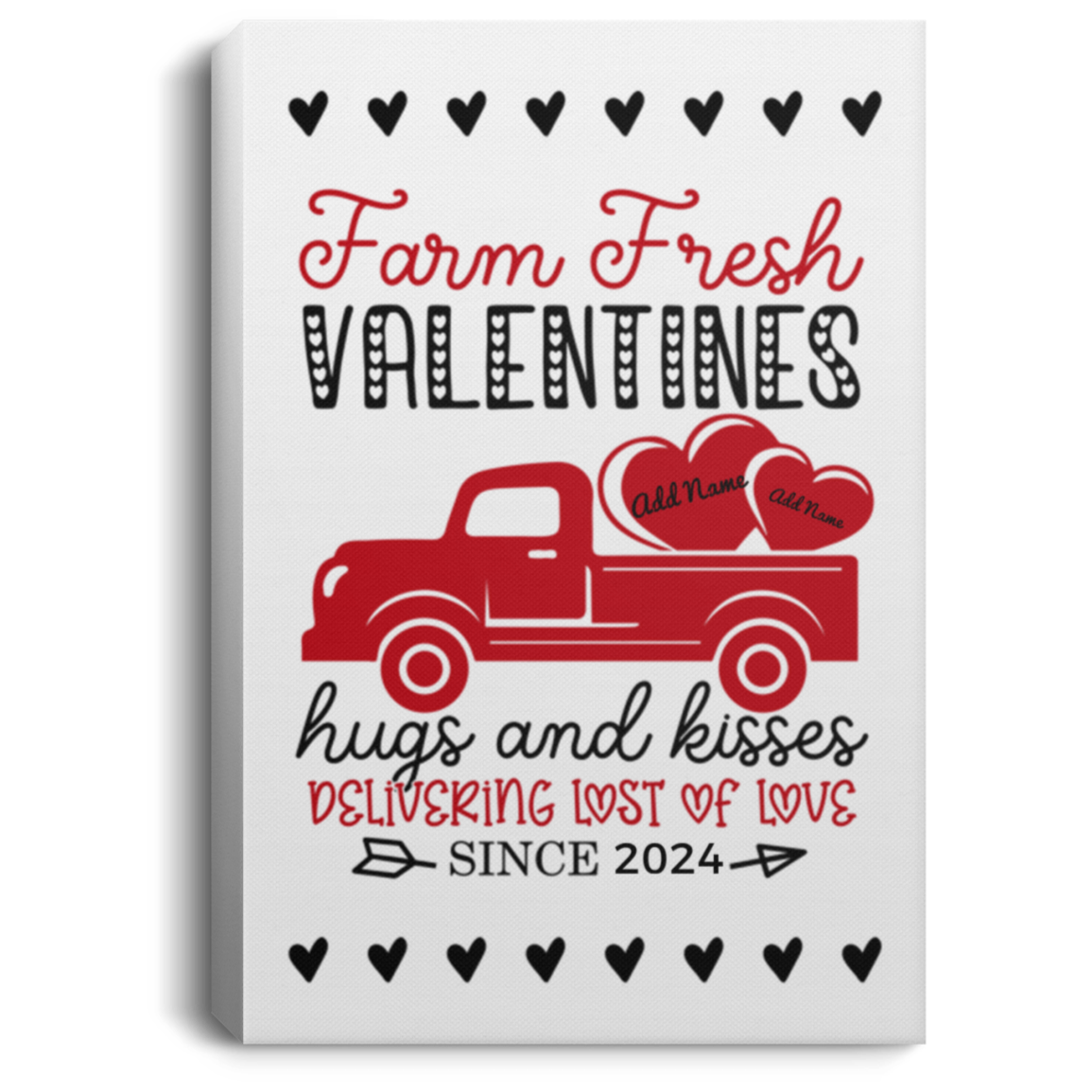 Personalized Farm Fresh Valentines | Canvas