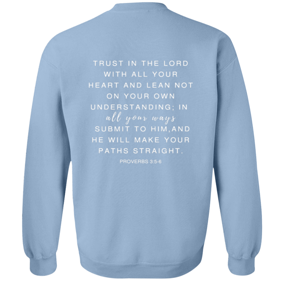 Trust in the Lord Sweatshirt Christian Sweatshirts Christian Gift Faith Sweatshirt Jesus Sweater