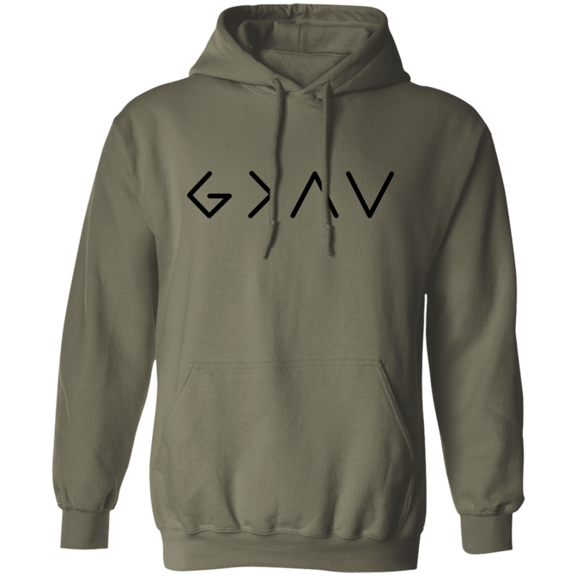GOD IS GREATER THAN THE HIGHS AND LOWS | Pullover Hoodie