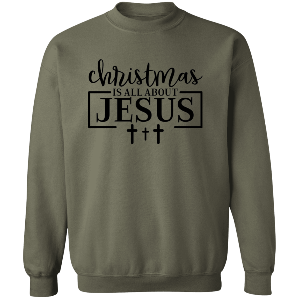 CHRISTMAS IS ALL ABOUT JESUS SWEATSHIRT, Christian Christmas sweater, Jesus sweatshirt