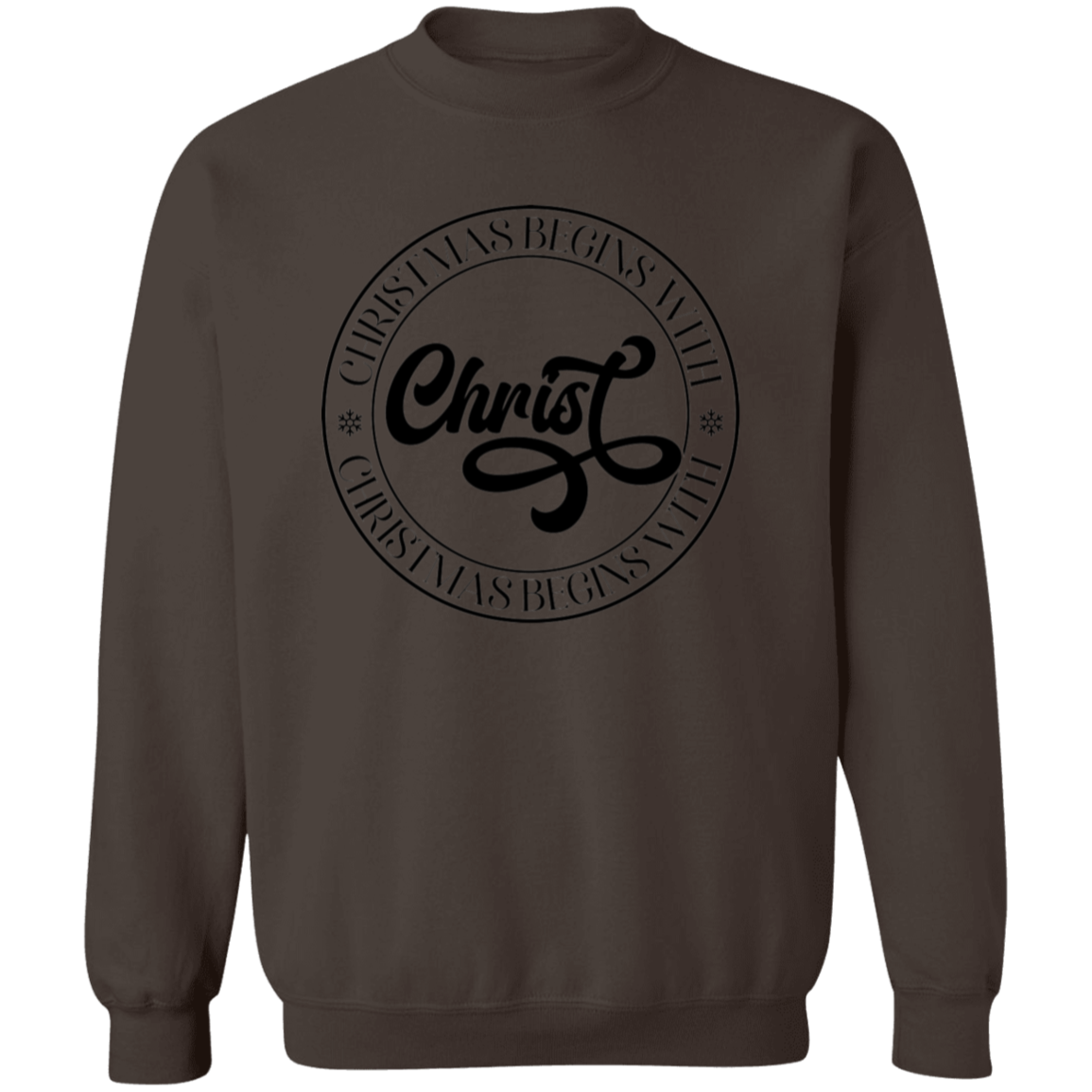 CHRISTMAS BEGINS WITH CHRIST SWEATSHIRT, Christian Christmas sweater, Jesus sweatshirt