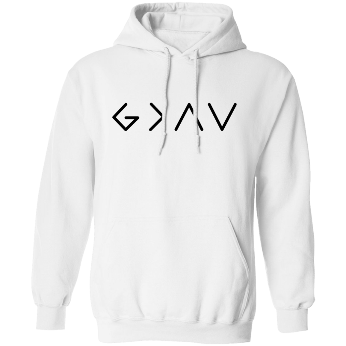 GOD IS GREATER THAN THE HIGHS AND LOWS | Pullover Hoodie