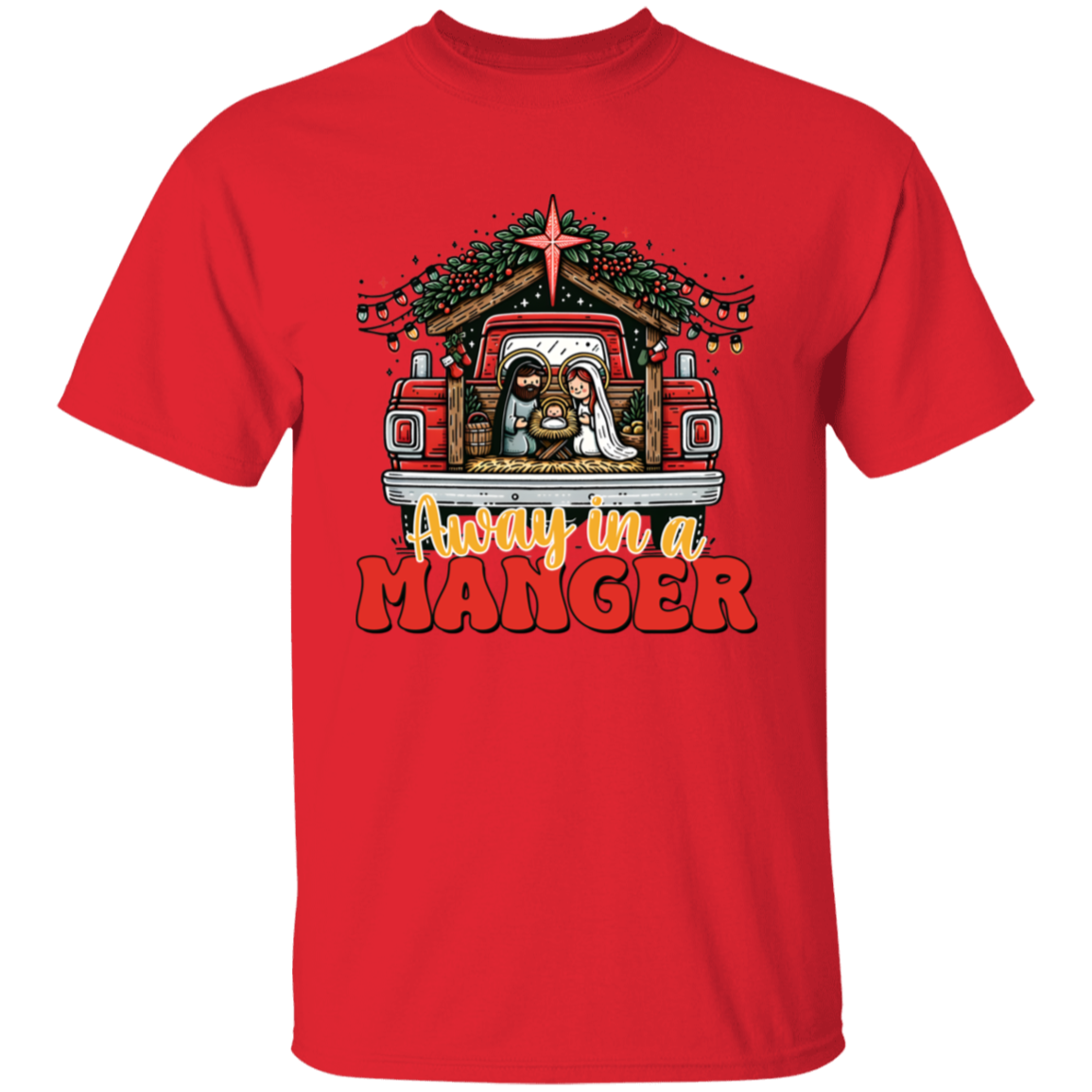 Away In A Manger Christmas T-Shirt