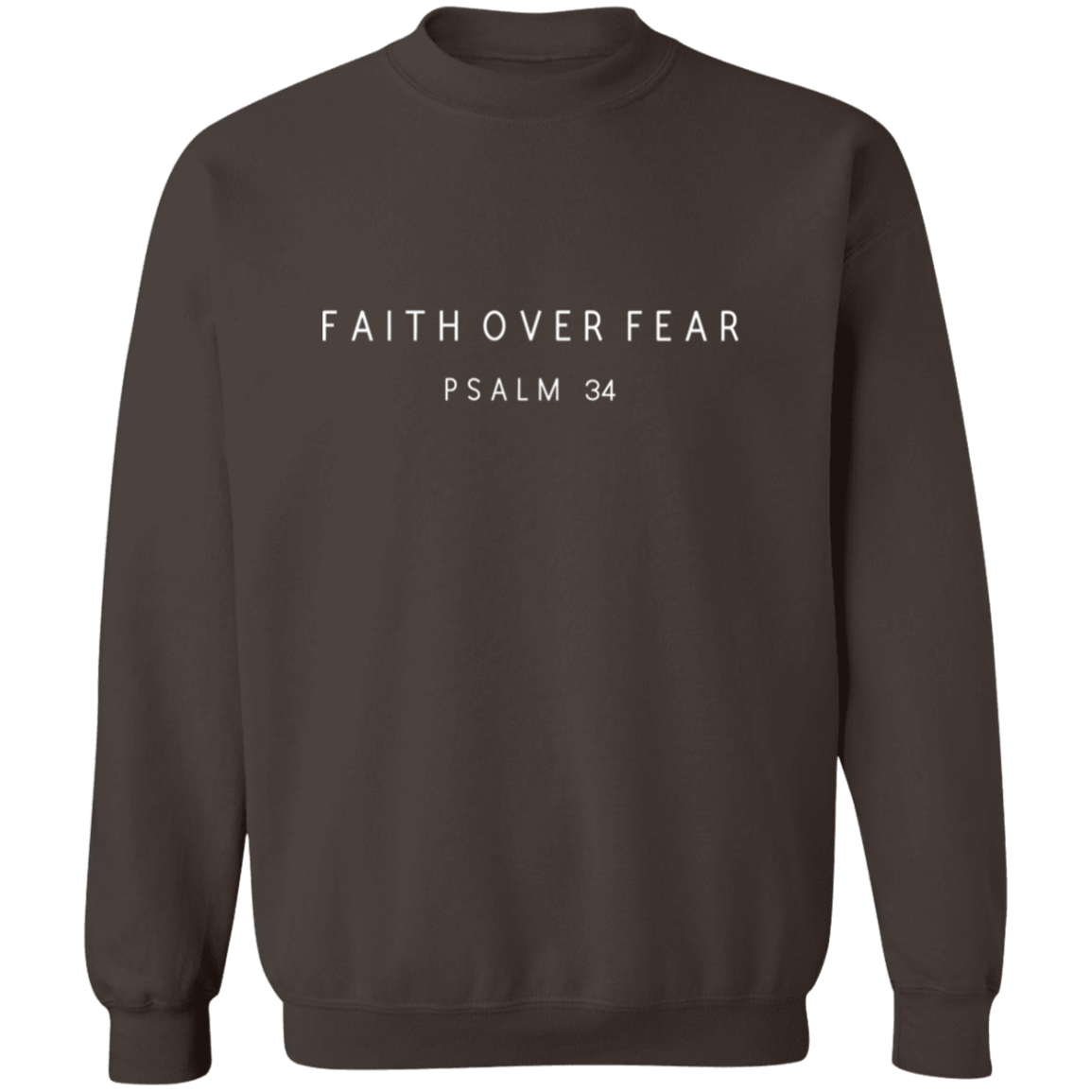FAITH OVER FEAR Sweatshirt, Christian Sweatshirt, Scripture Sweatshirt, faith sweater