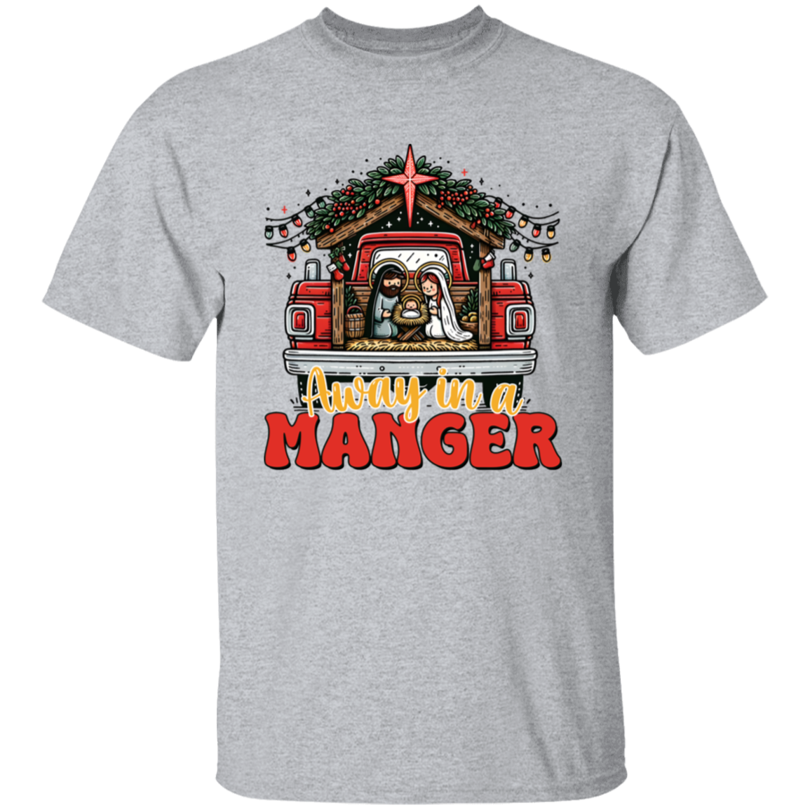 Away In A Manger Christmas T-Shirt