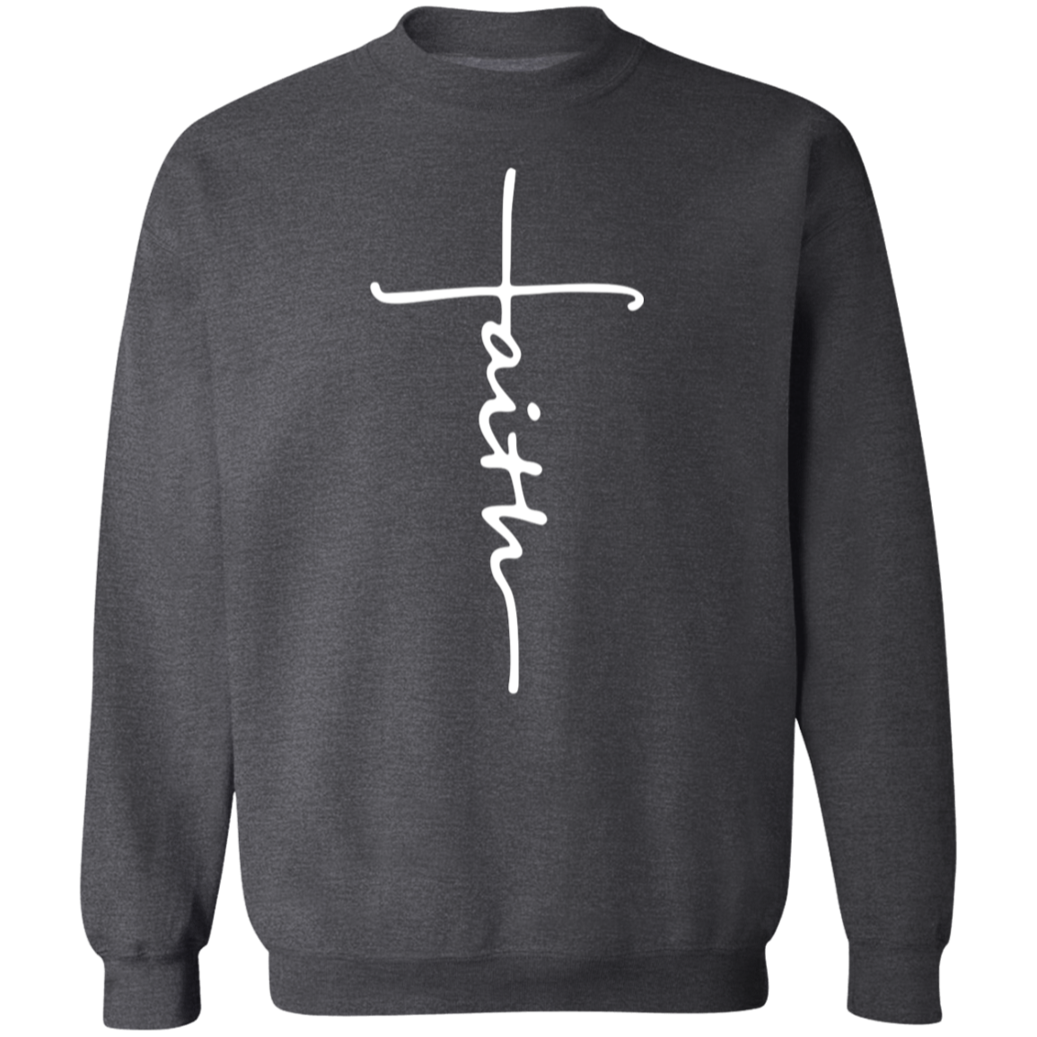 Faith Sweatshirt, Faith Cross Shirt, Christian Gift, Faith Gift, Christian Shirt, Love and Grace Shirt, Believe Shirt, Vertical Cross