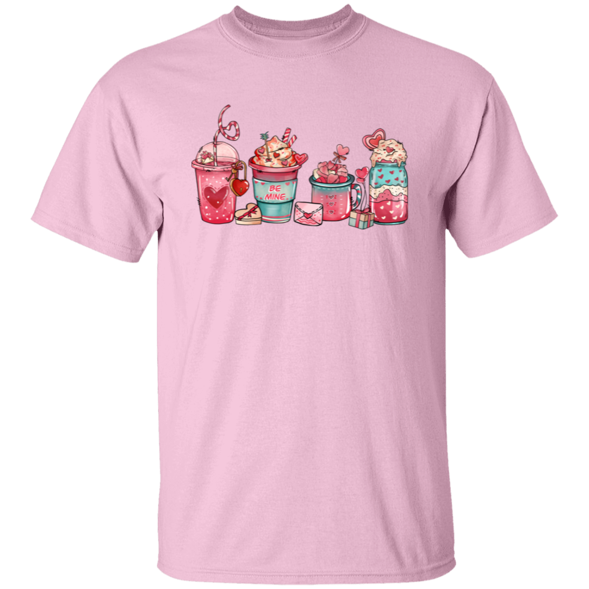 Be Mine Cute Drinks | Valentine | T-Shirt