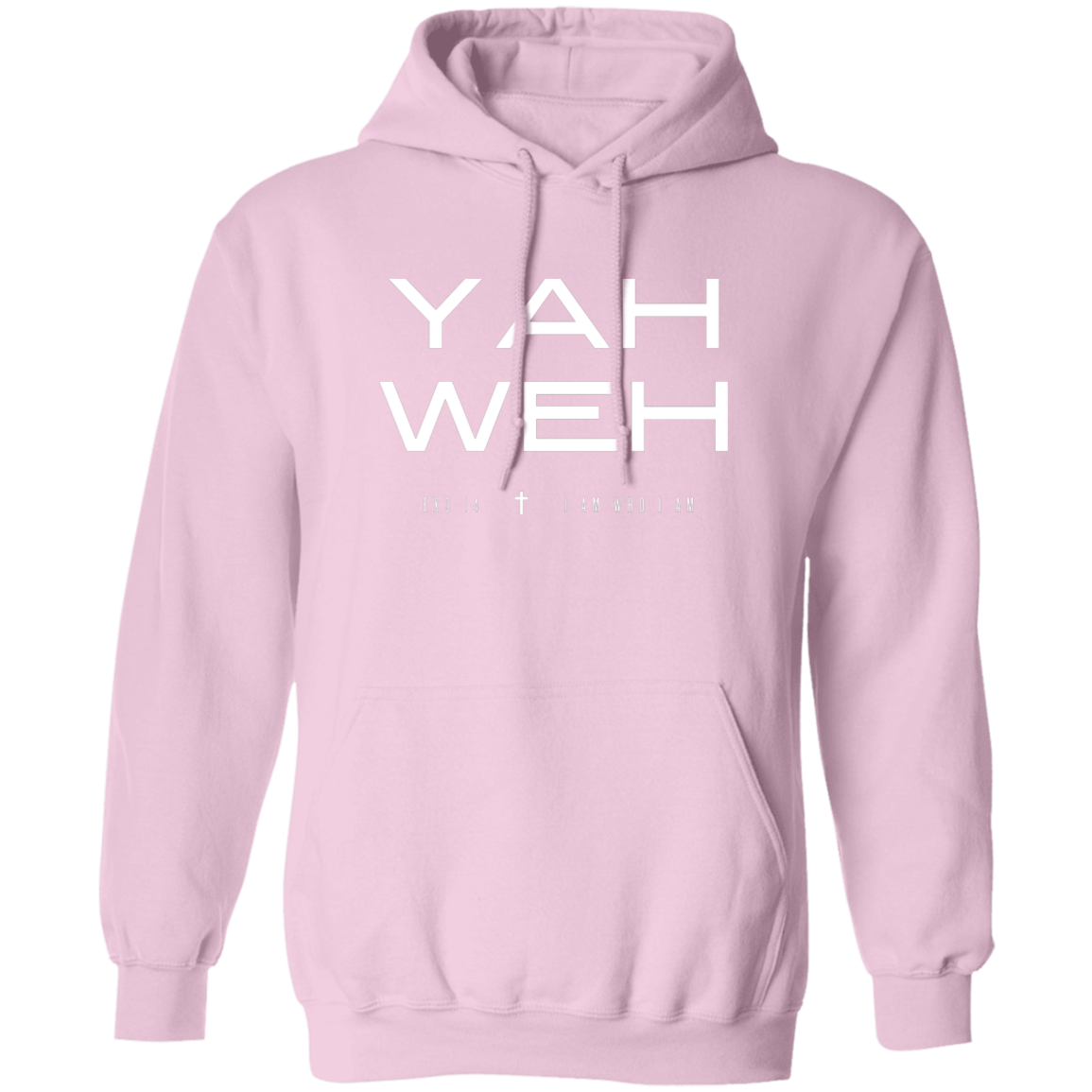 YAHWEH | WHITE TEXT | Pullover Hoodie