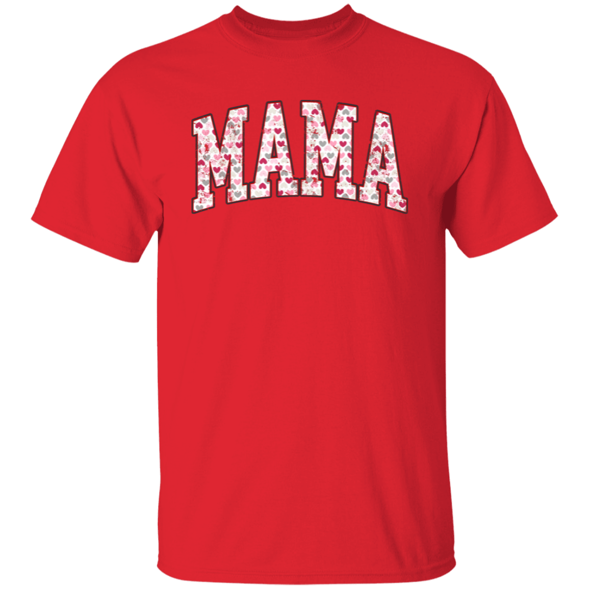 MAMA Hearts Letterman | T-Shirt