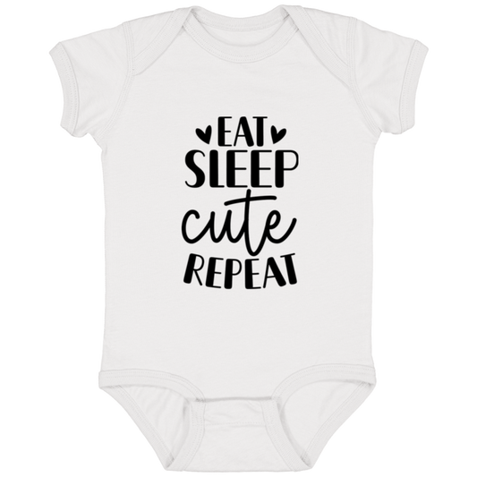 Eat Sleep Cute Repeat | Infant Fine Jersey Onesie