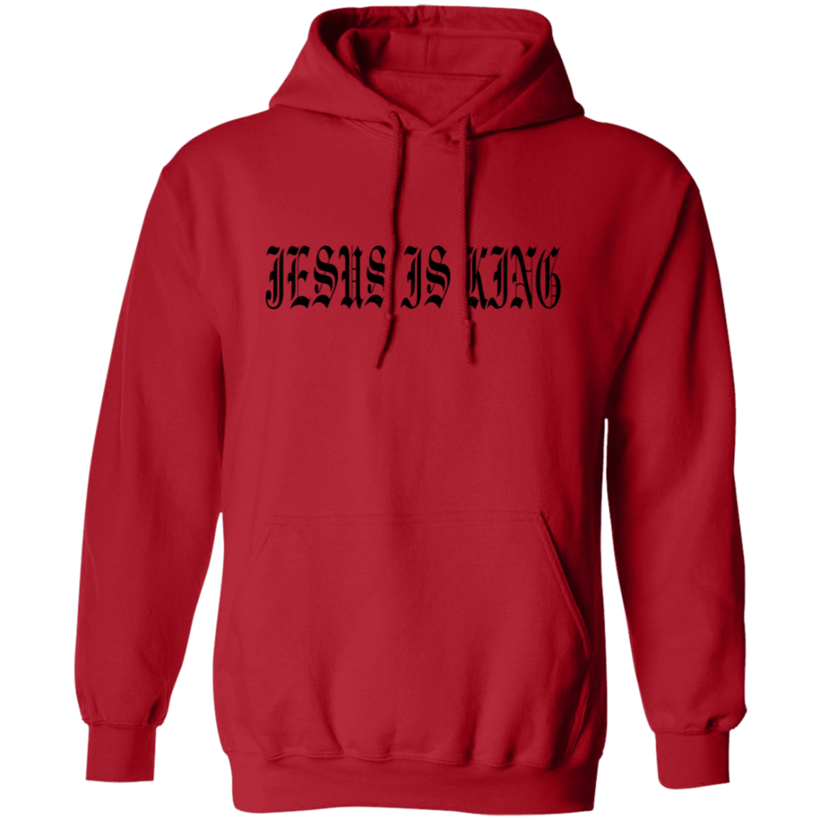 JESUS IS KING | OLD ENGLISH | Pullover Hoodie