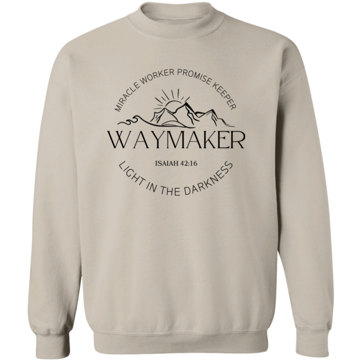 Waymaker Sweatshirt, Faith Sweatshirt, Christian Sweatshirt, Jesus Sweatshirt, Bible Verse, Faith Shirt, Christian Gift