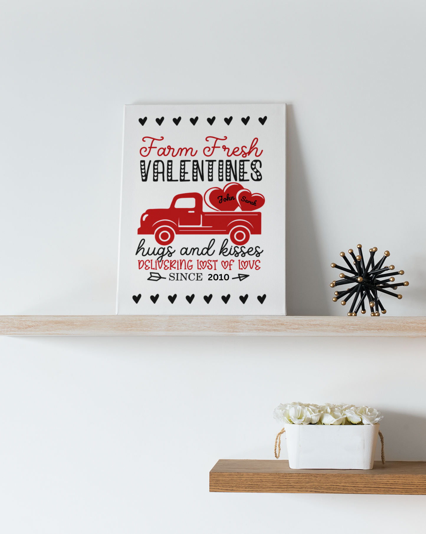 Personalized Farm Fresh Valentines | Canvas