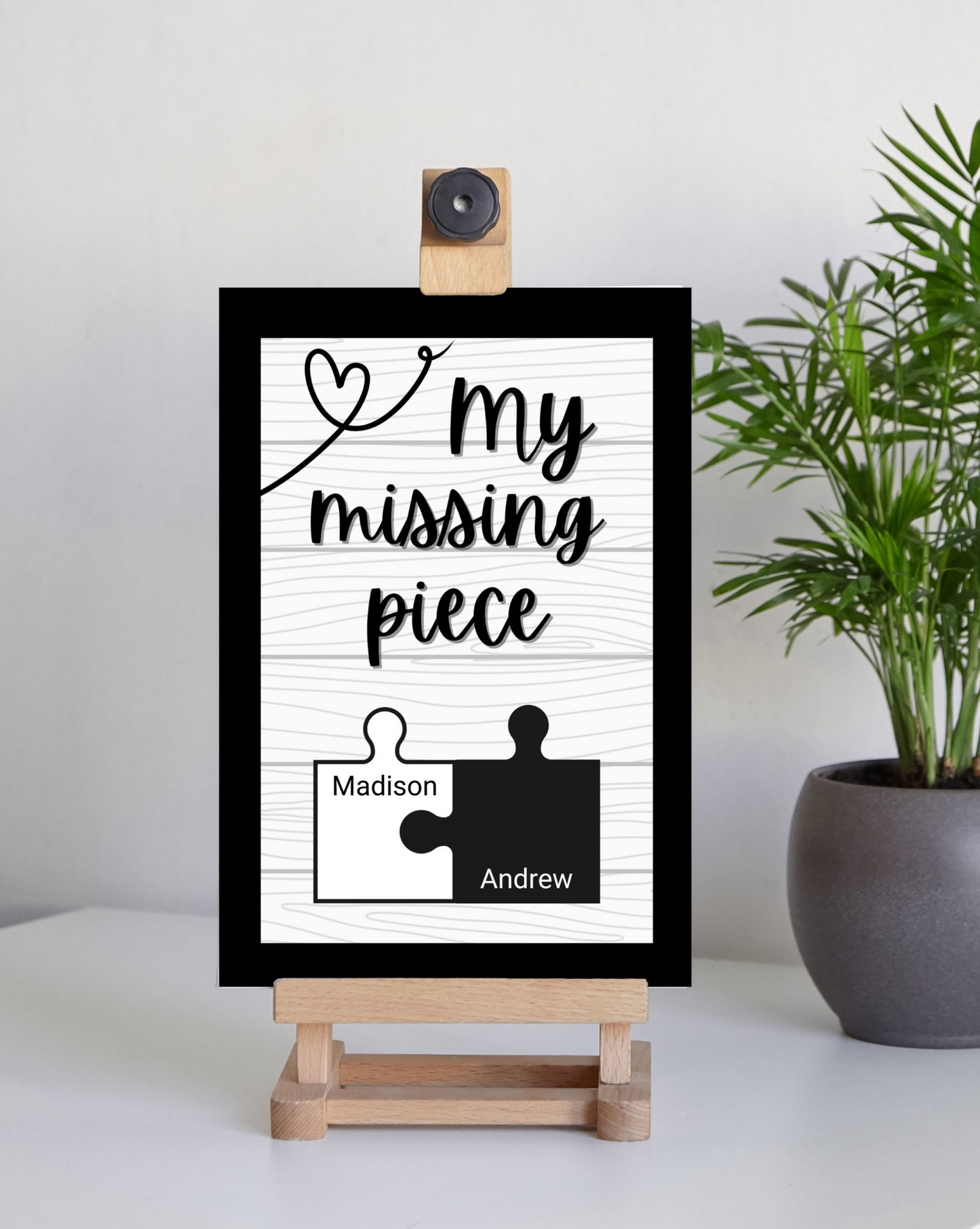 PERSONALIZED | My Missing Puzzle Piece | Canvas